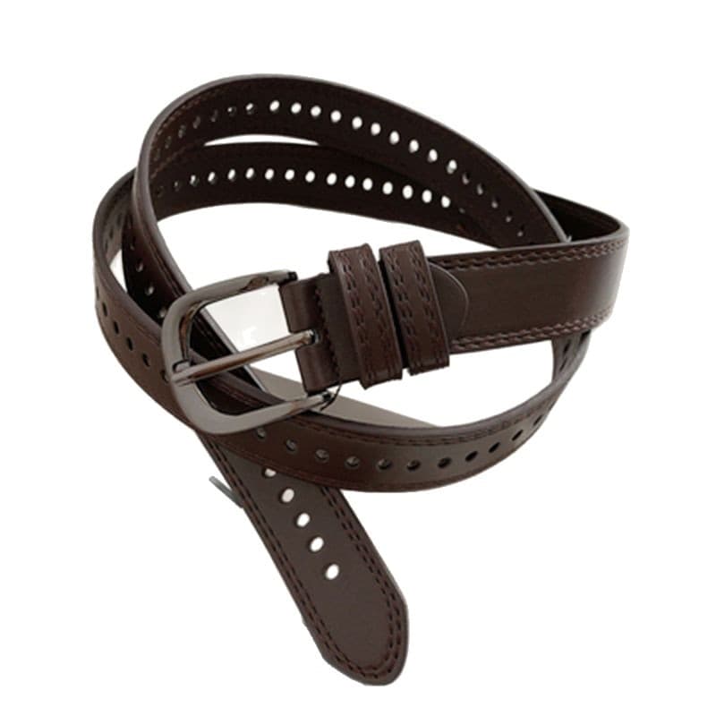 Retro universal belt, trousers, jeans for students for men and women 5