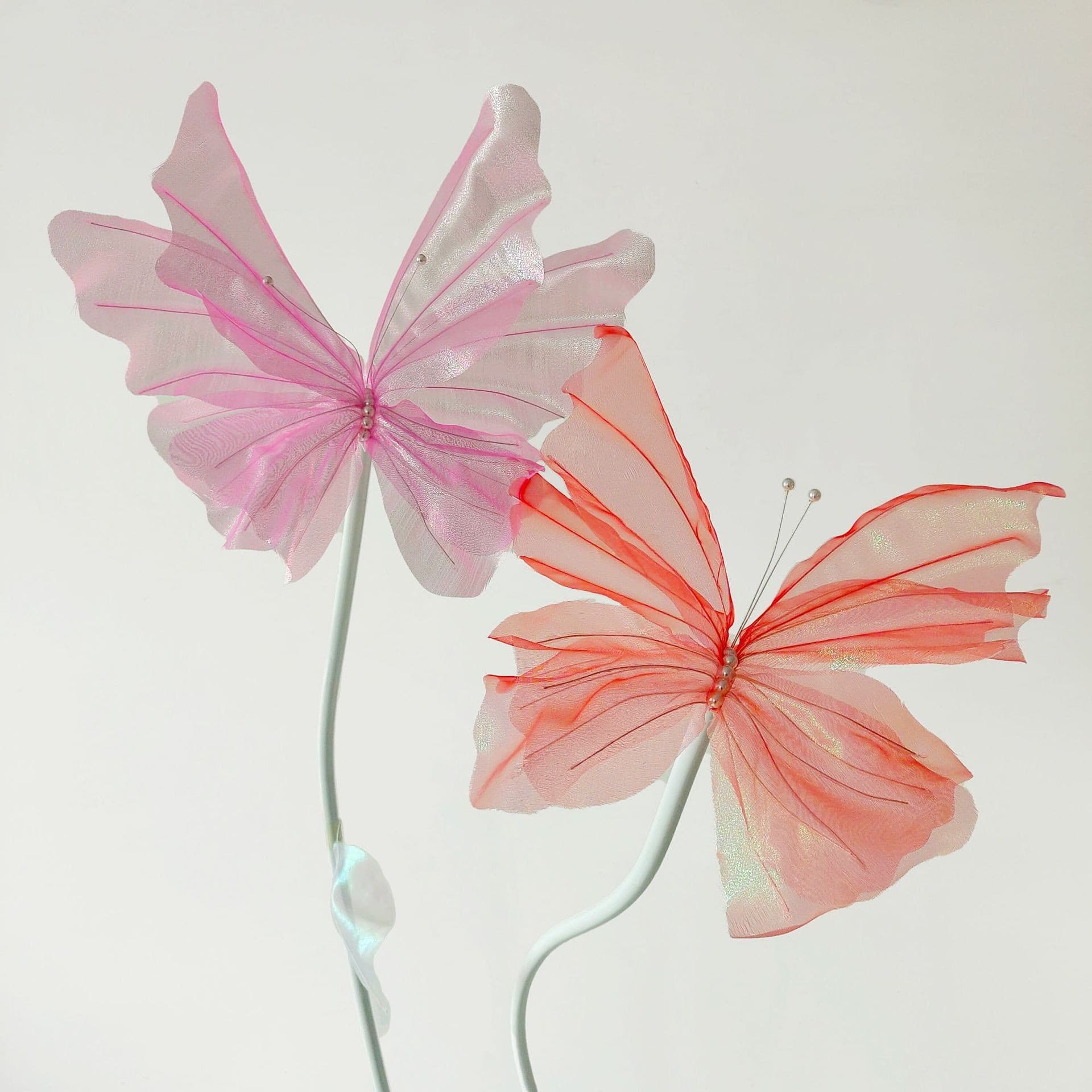 Factory direct sales cross-border simulated three-dimensional butterfly landing atmosphere romantic wedding festival decoration background props photography