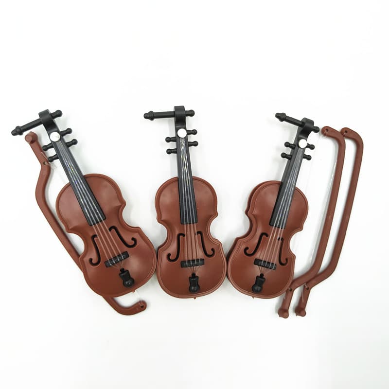 Realistic toy, violin, mini model, family doll house 4