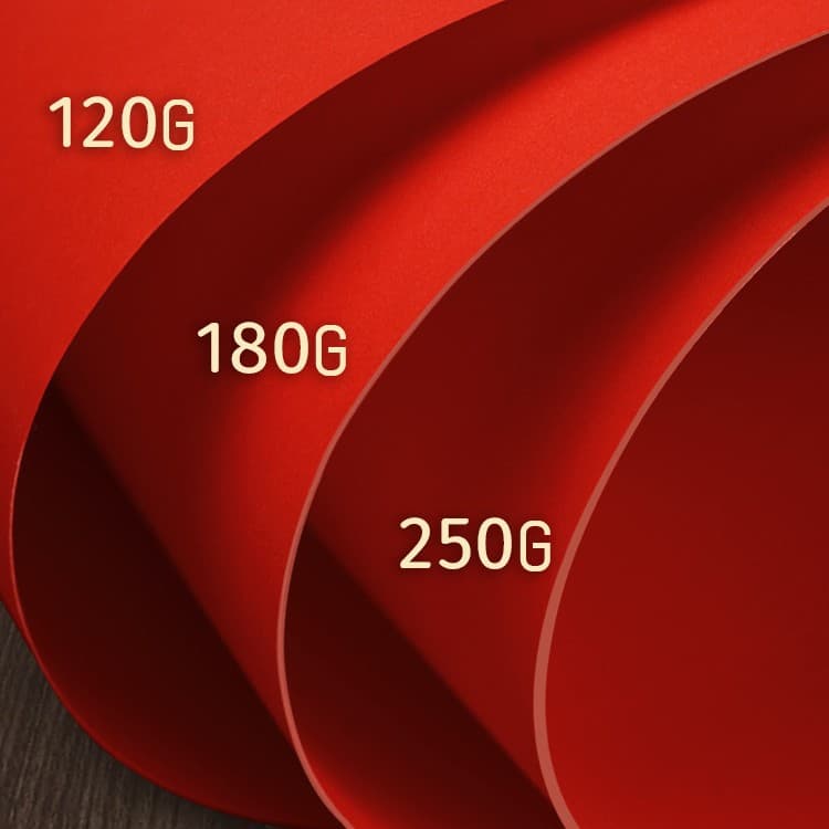 Red Cardboard Paper A4/A3, 250g/180g 4