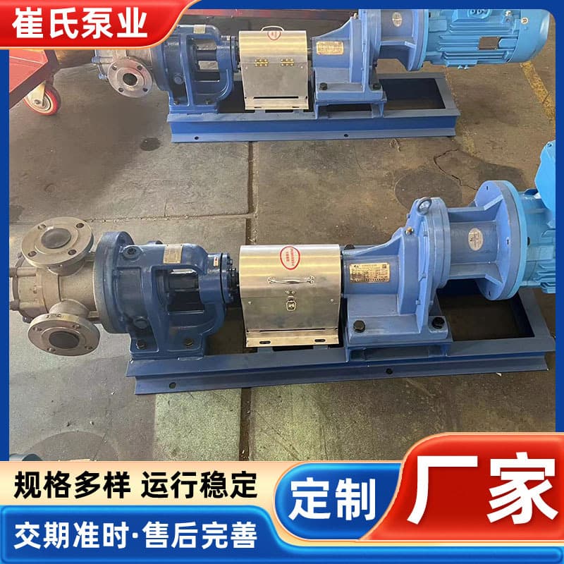 NYP/NCB Internal mesh gear pump high viscosity unsaturated resin industrial food fluid transport pump stainless steel 2