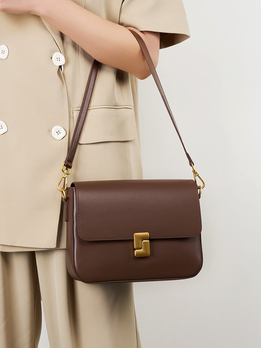 Shoulder bag, one-shoulder bag, leather small bag, genuine leather 2