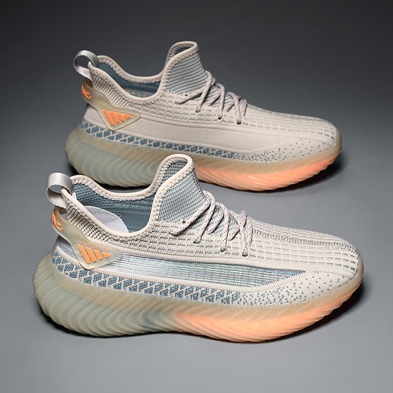 Men's shoes new summer breathable thick sole solid color popcorn coconut sneakers ins textured casual shoes 3