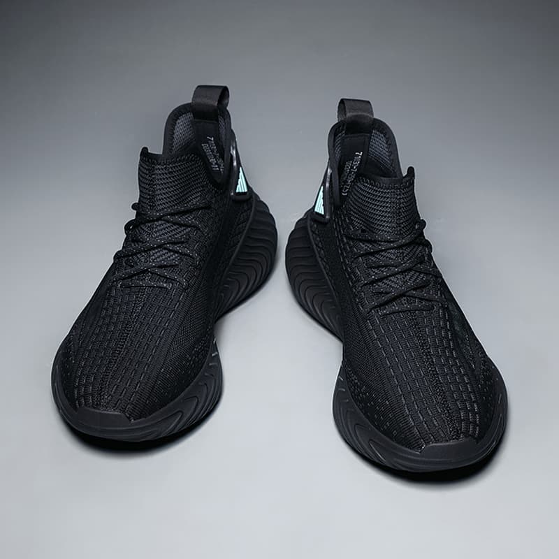 Men's shoes new summer breathable thick sole solid color popcorn coconut sneakers ins textured casual shoes 4