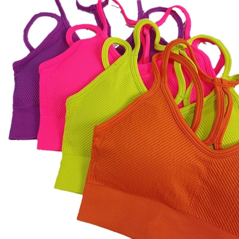 Sports suit, set for training for yoga, rostometer for gym, trousers, for running, European style, thin strap, beautiful back, high waist 5