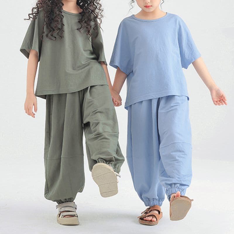 Children's set, T-shirt for boys, flashlight, trousers, new collection, children's clothing 4