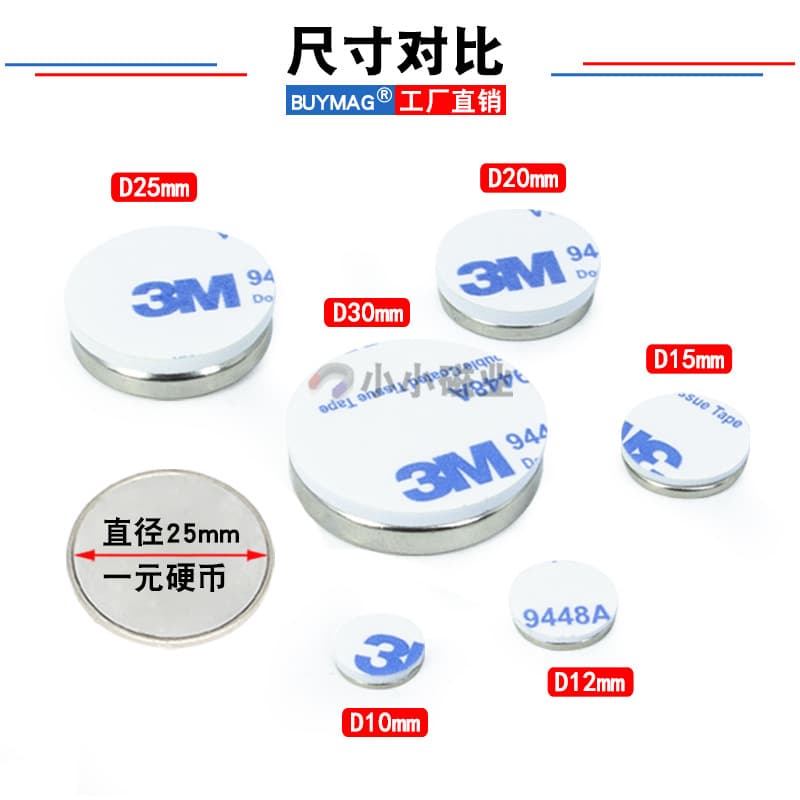 Magnetic iron supplement, adhesive rectangular powerful strong magnet, (Physicals) 2
