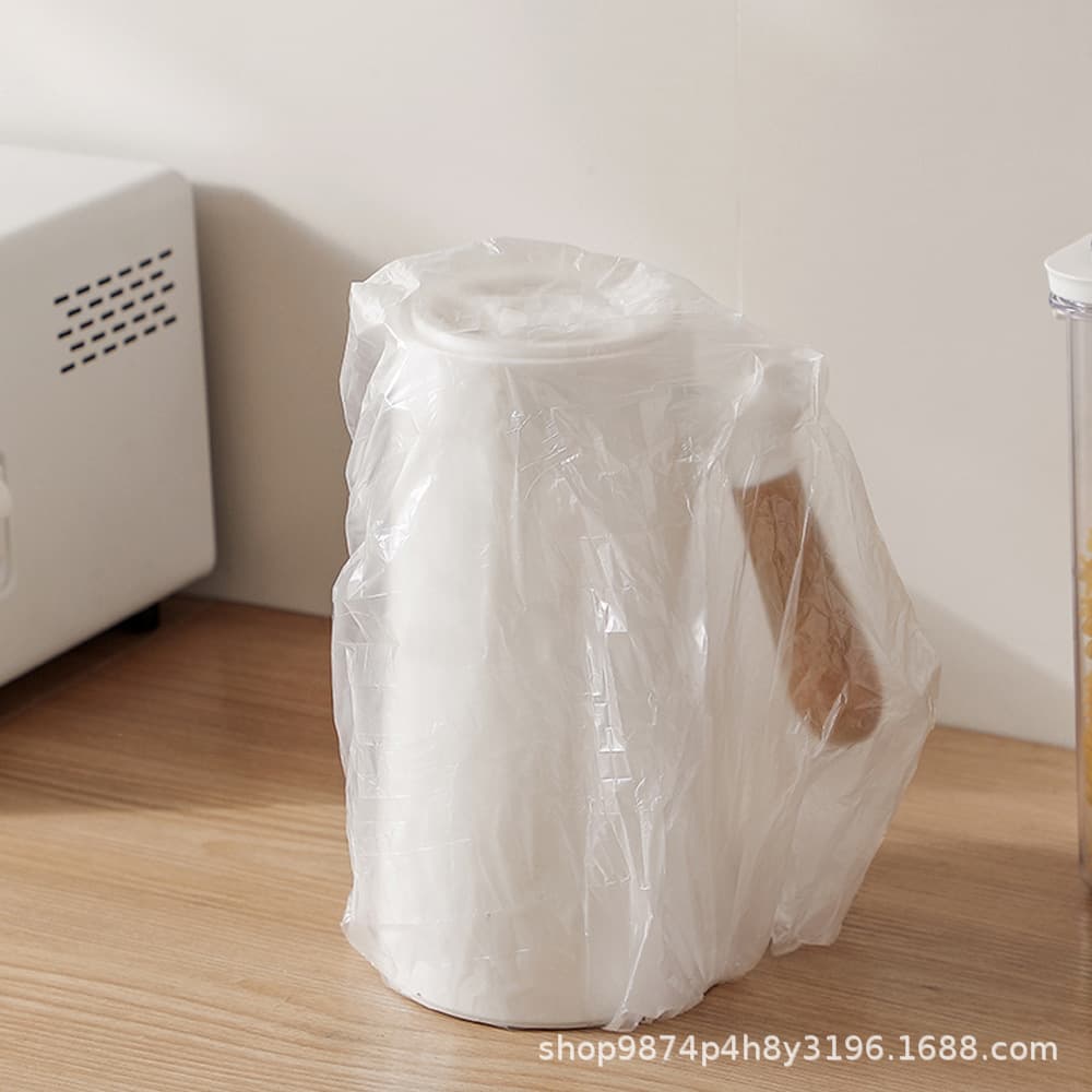 Disposable dust cover Household thickened dustproof electrical rice cooker pot kitchen microwave furnace plastic transparent film cover 4