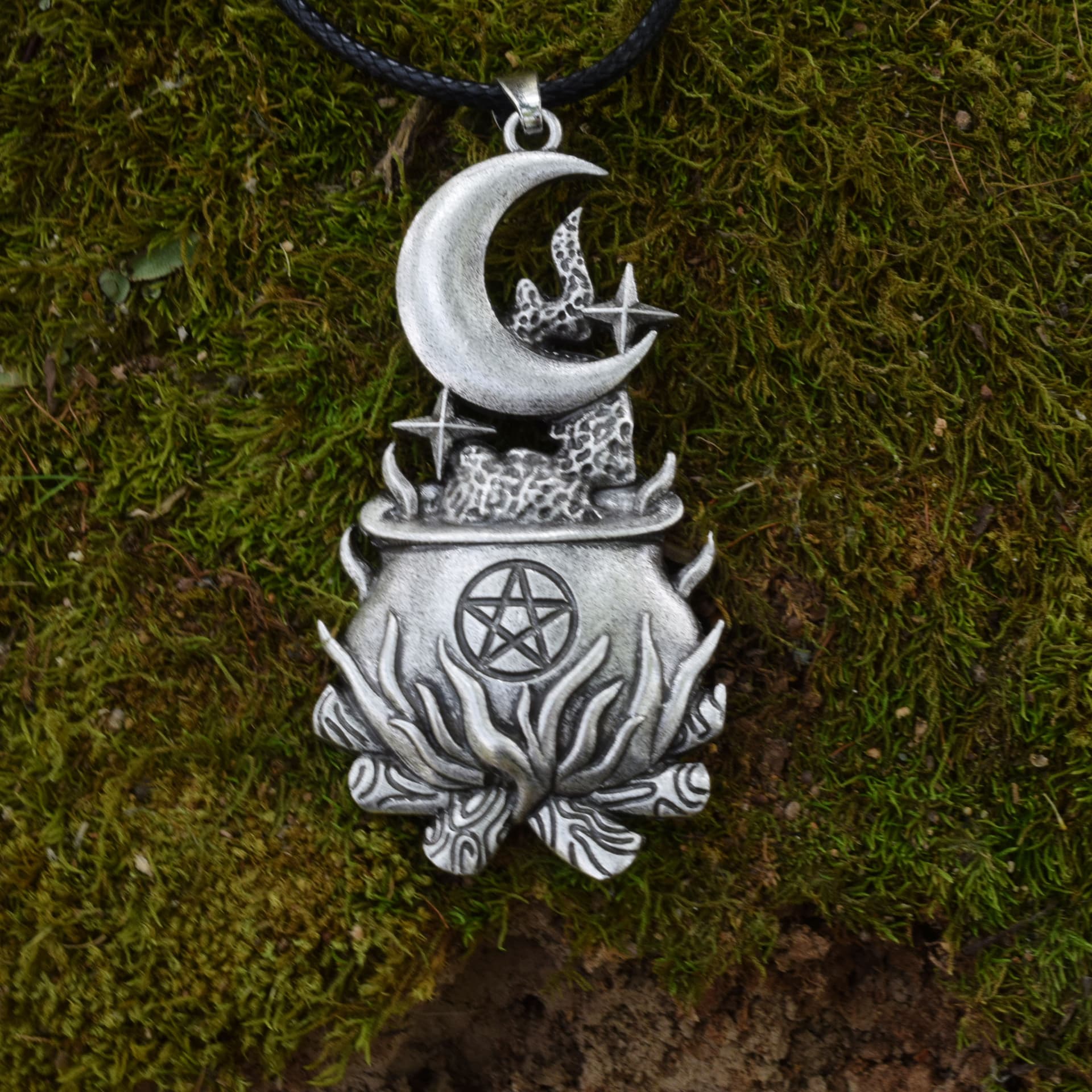 Gothic March Goddess Witch Jewelry Necklace - Handcrafted pieces display mystery and elegance 1