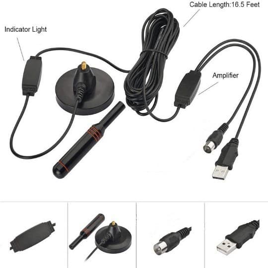 High-definition digital TV antenna cross-border hot selling dtmb terrestrial wave TV antenna indoor TV receiving antenna 4