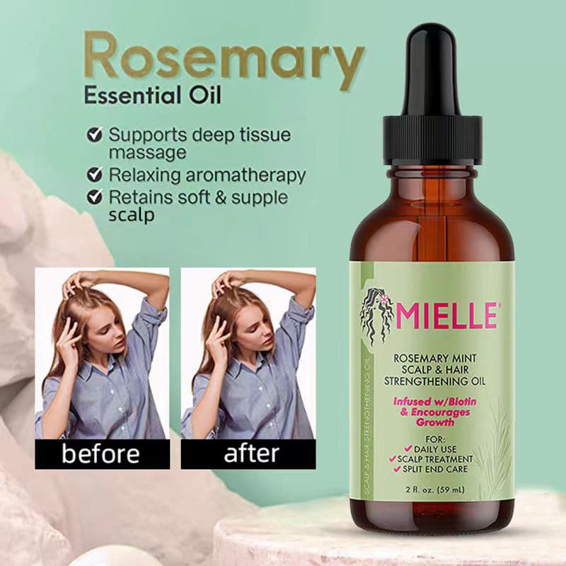 (Cross-border trading), oil, nutritious perfume with rosemary, 59 ml, for hair care 2