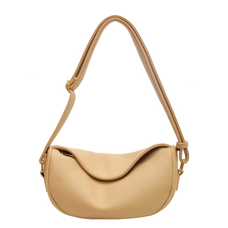 Retro capacious shoulder bag, demi-season fashionable one-shoulder bag 5