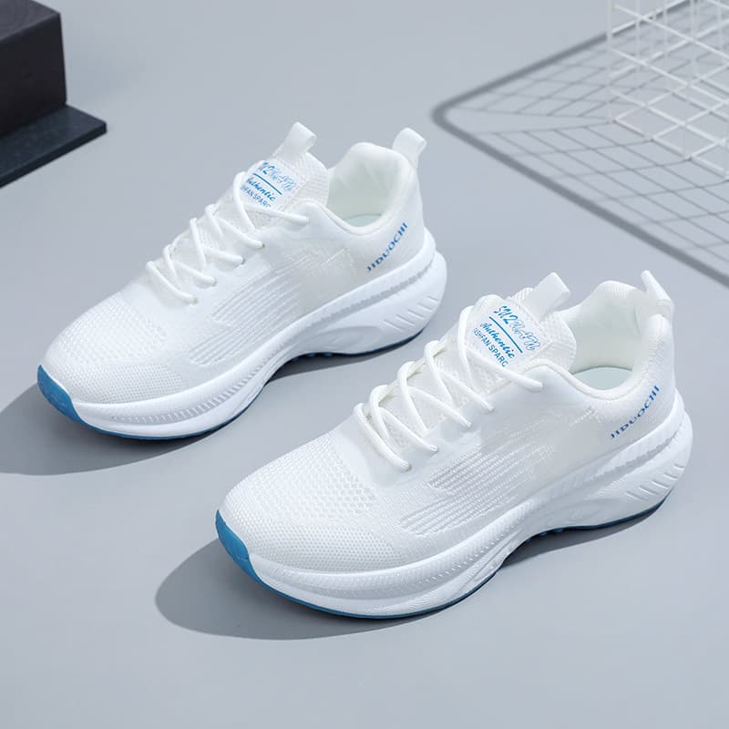 (Cross-border trading), fashionable autumn breathable white shoes for leisure, for running, trend of season