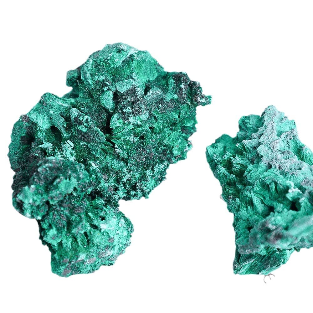 Natural malachite proto-crystal mineral specimens irregular demagnetization ornaments popular science collection crystal craft wholesale 5