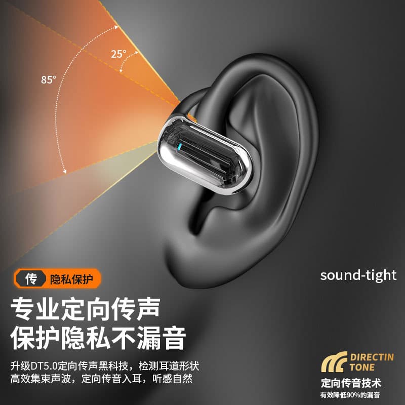 Free shipping Huaqiangbei ear-hanging Bluetooth headphones wireless noise reduction open-ear new running sports headphones 2