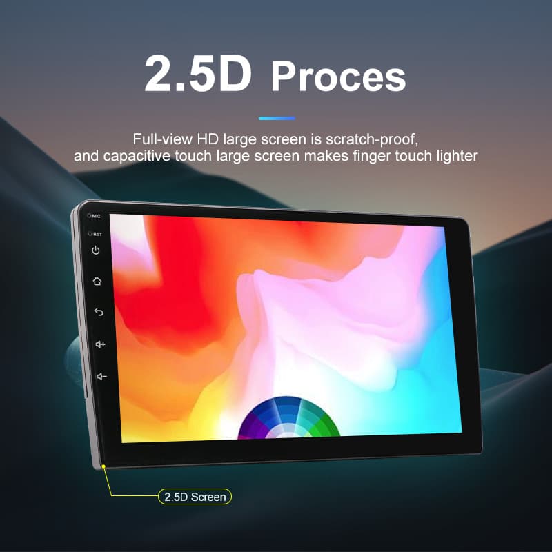 Cross -border hot -selling Dingwei T100 car navigation GPS universal mp5 car 7/9/10 inch Android navigation 2