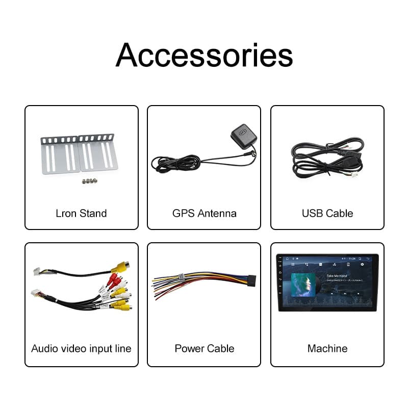 Cross -border hot -selling Dingwei T100 car navigation GPS universal mp5 car 7/9/10 inch Android navigation 4
