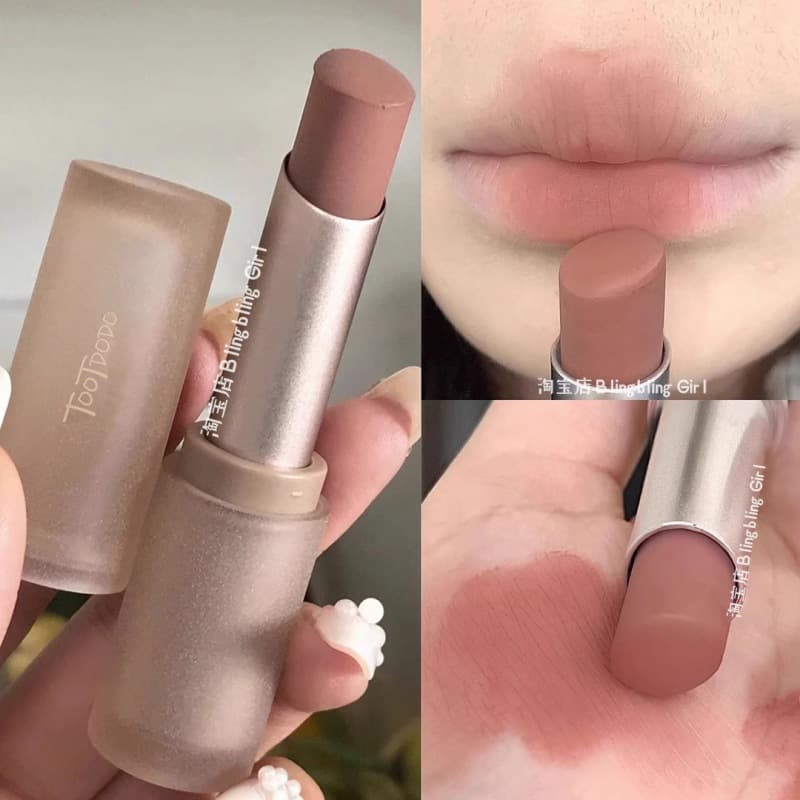 Toot Dodo Matte sand lipstick, wide color palette 1