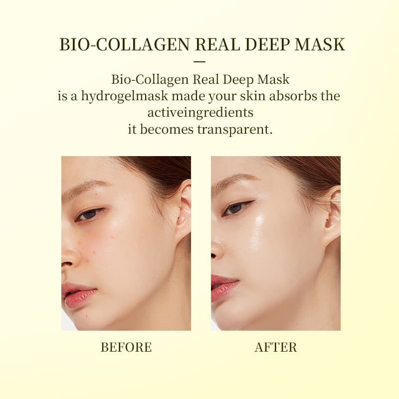[跨境护肤BIO-COLLAGENREAL DEEP MASK保湿生物胶原蛋白深层面膜] 2