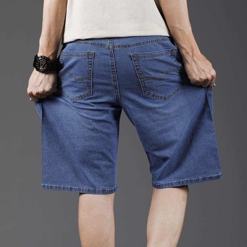 Thin denim skirt, shorts, trousers, plus size 3
