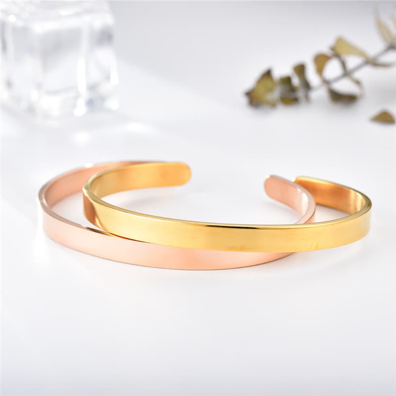 Adjustable bracelet stainless steel, print, with your logo imprint 2