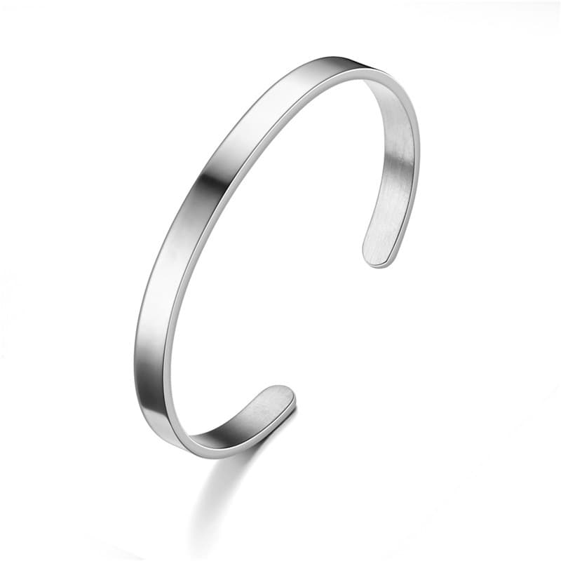 Adjustable bracelet stainless steel, print, with your logo imprint 4