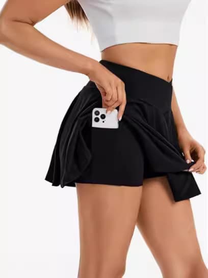 (Cross-border trading), sports mini-skirt for yoga, shorts, tennis skirt for gym, travel yoga clothing, for running, high waist 2