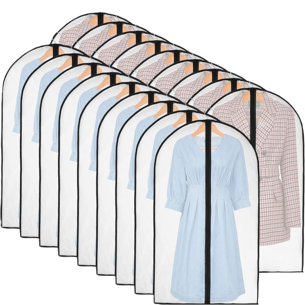 Dustproof dust cover, down jacket, suit, storage system 5
