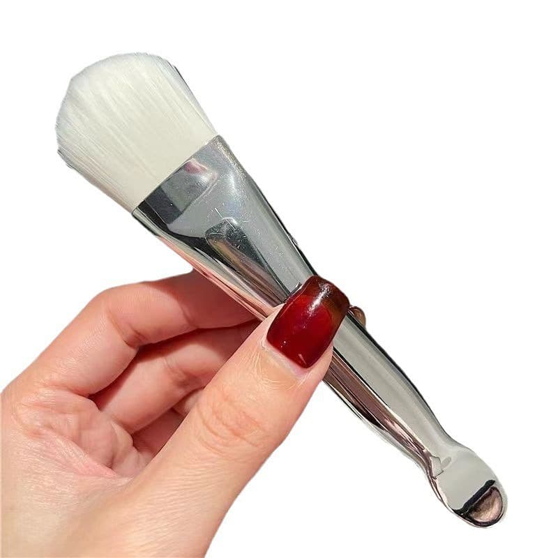 Face mask, double-sided powder mask, silicone brush soft-bristled, easy application 5