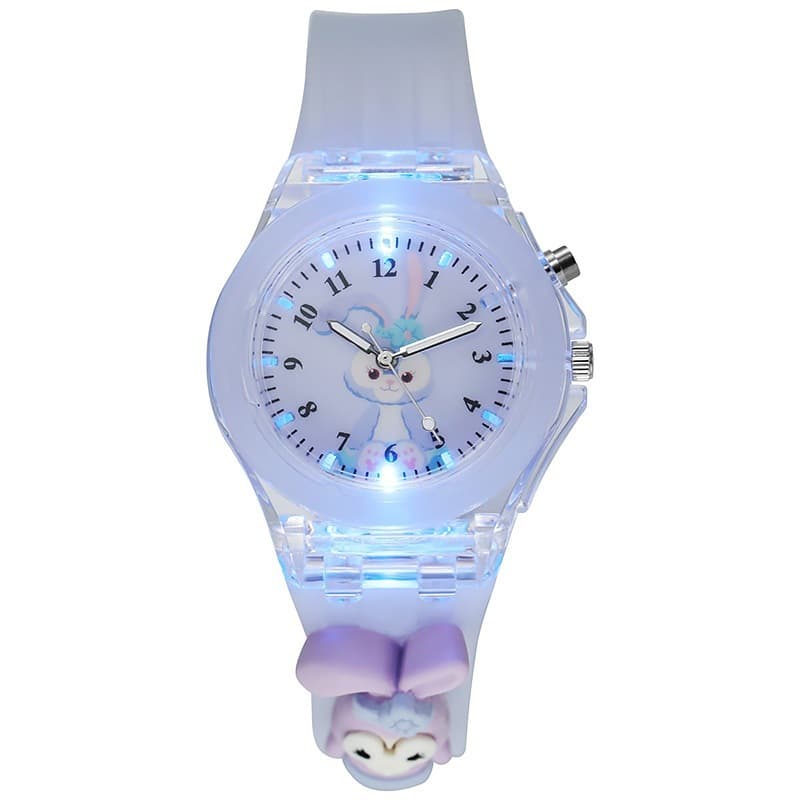 Cartoon colorful children's watch for students, silicone waterproof electronic doll, new collection, flashing light 5