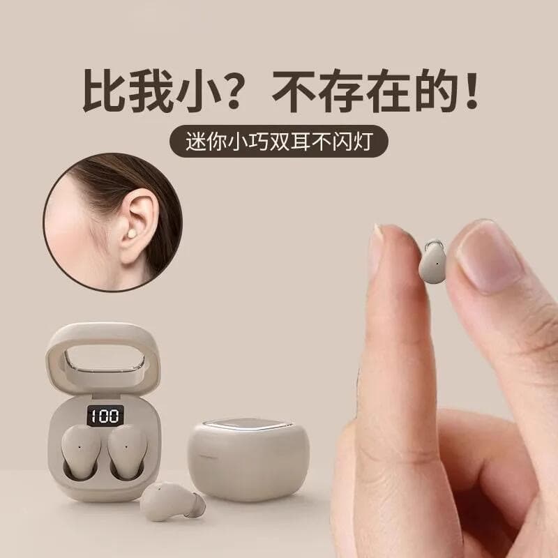 Small wireless ultra thin headphones, painless comfortable extra-long pillow, bluetooth 3