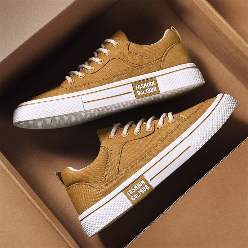 Fabric low-top casual sneakers 2