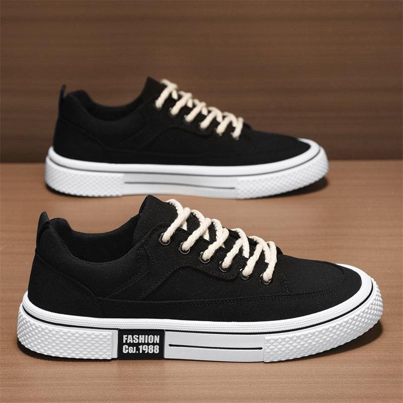 Fabric low-top casual sneakers 1