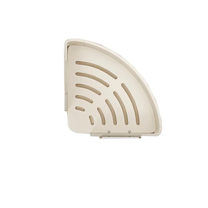 Milky White Triangle Storage Rack for Bathroom 5