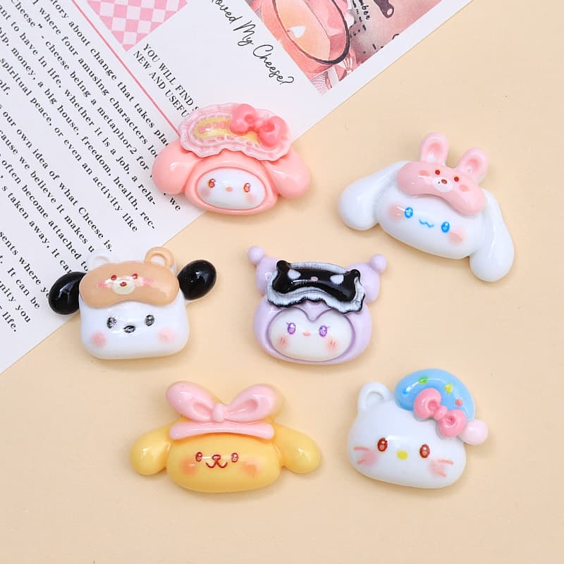 Cute cartoon headband, cream creative accessory, footwear buckle, accessories, hairgrip, DIY 1