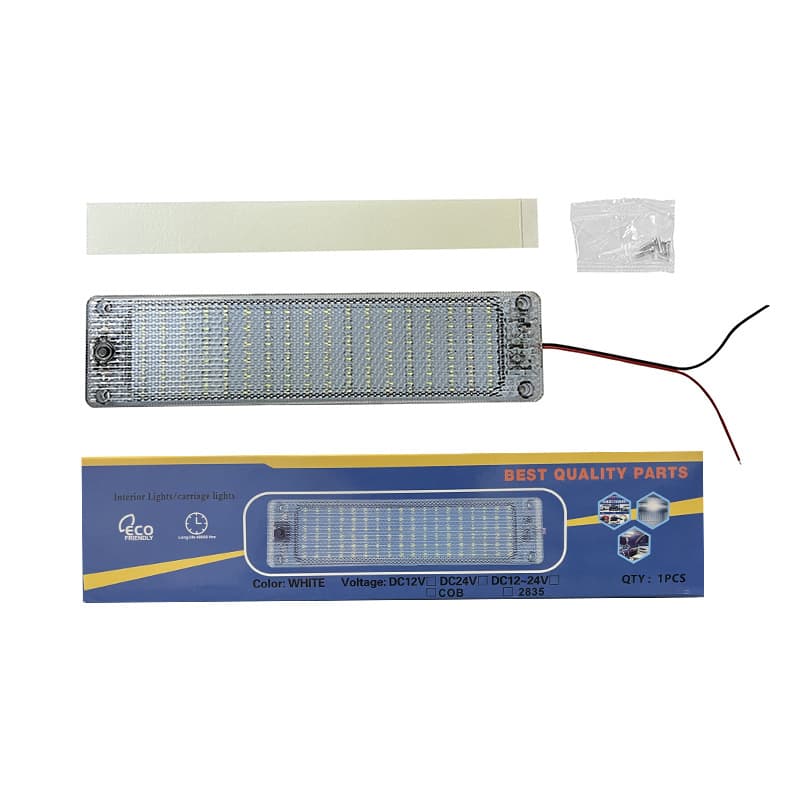 24V 10W truck interior light compartment lighting RV roof 108 lights car 12V reading light 2835 lights 1
