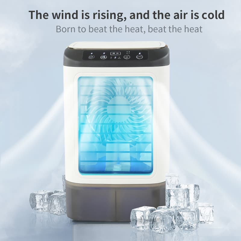 Wholesale air -conditioning fan refrigeration home small mini -cold fan water cold and humidified air -conditioning fan electric fan factory direct sales 2