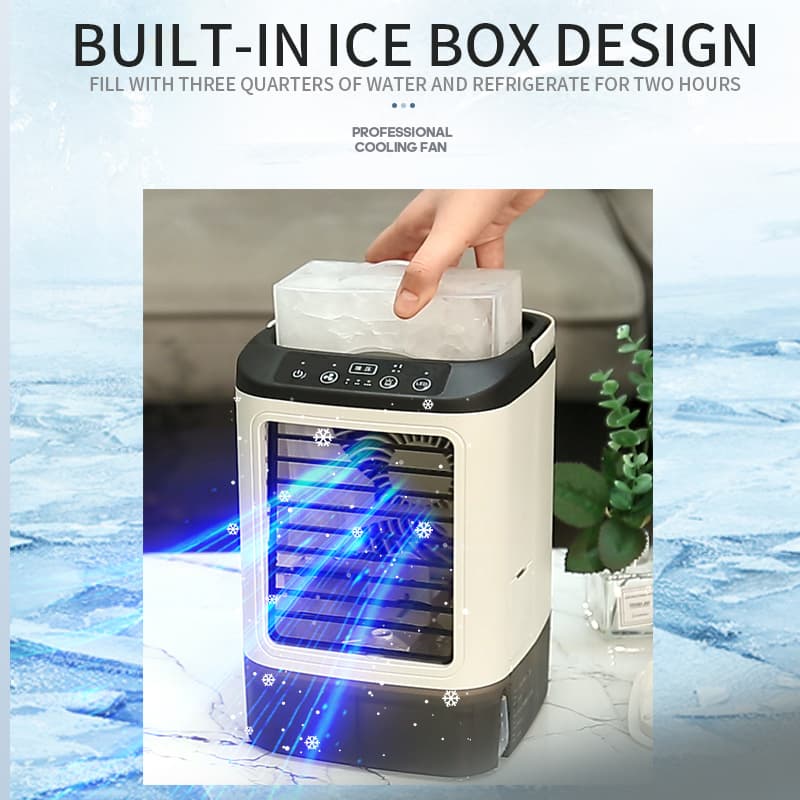 Wholesale air -conditioning fan refrigeration home small mini -cold fan water cold and humidified air -conditioning fan electric fan factory direct sales 3
