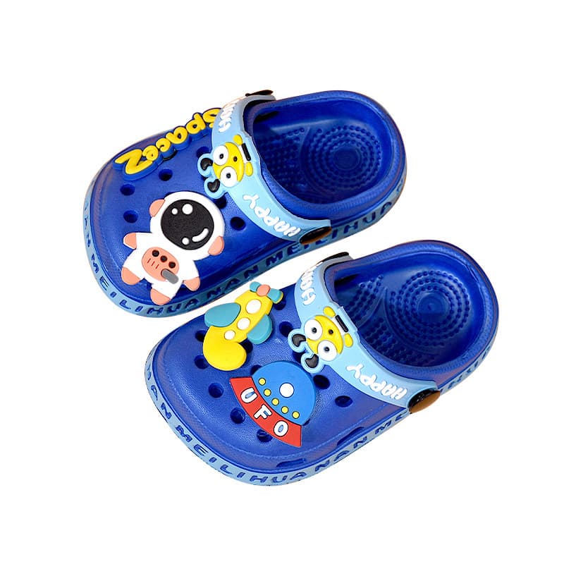 Children's men's slippers for boys, cute lightweight Crocs-style slippers for early age, Collection Year 2026, soft sole 5