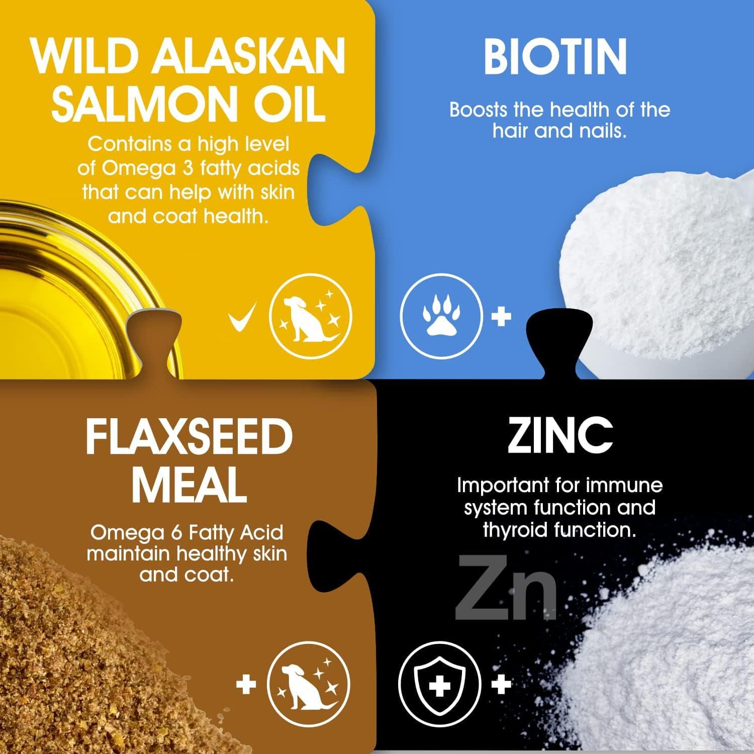 Pet Fish Oil Supplement - Allergy Relief & Skin Support 3