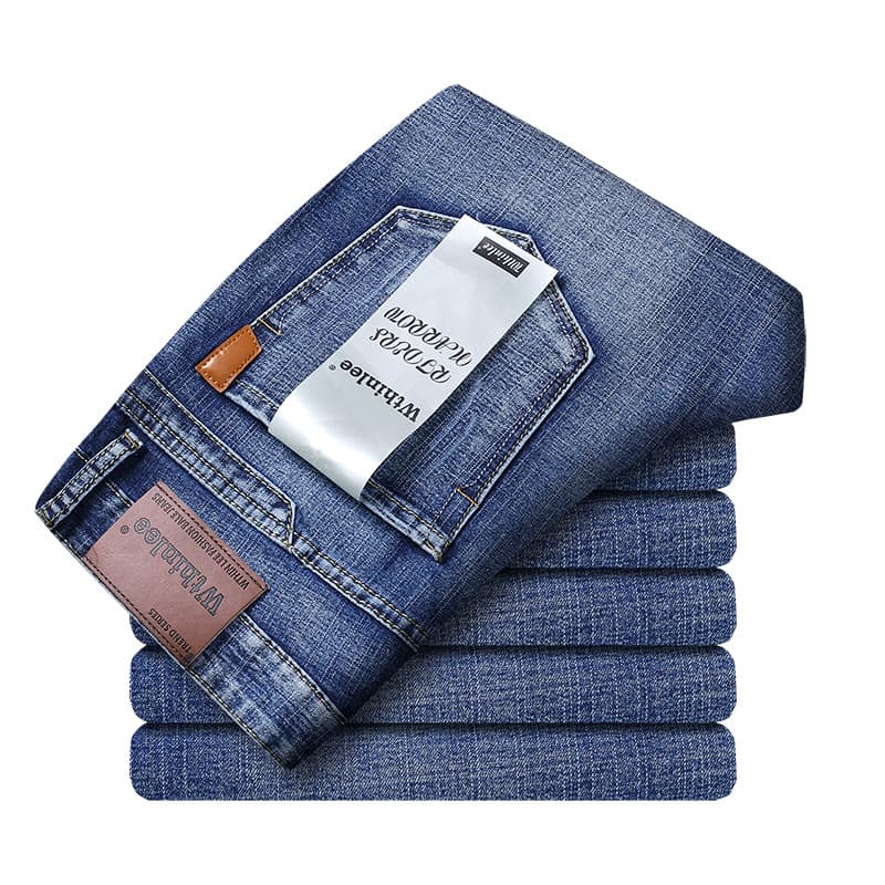 Lee, (Cross-border trading), summer jeans, elastic trousers, loose straight fit 5