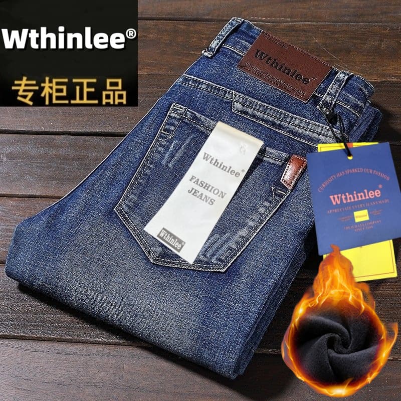 Lee, (Cross-border trading), summer jeans, elastic trousers, loose straight fit 1