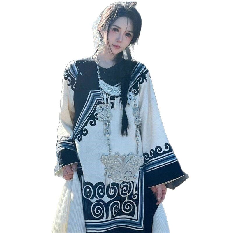 New Yi nationality clothing studio clothing new Chinese style Chinese style best friend traveling to shoot traditional ethnic minority photo clothing 4