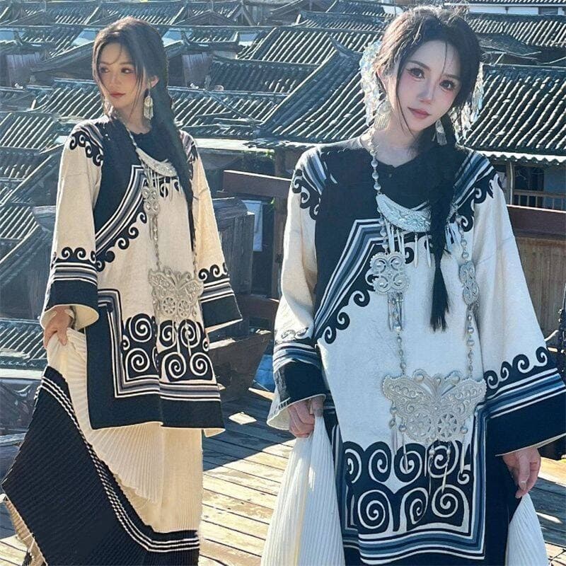 New Yi nationality clothing studio clothing new Chinese style Chinese style best friend traveling to shoot traditional ethnic minority photo clothing 1