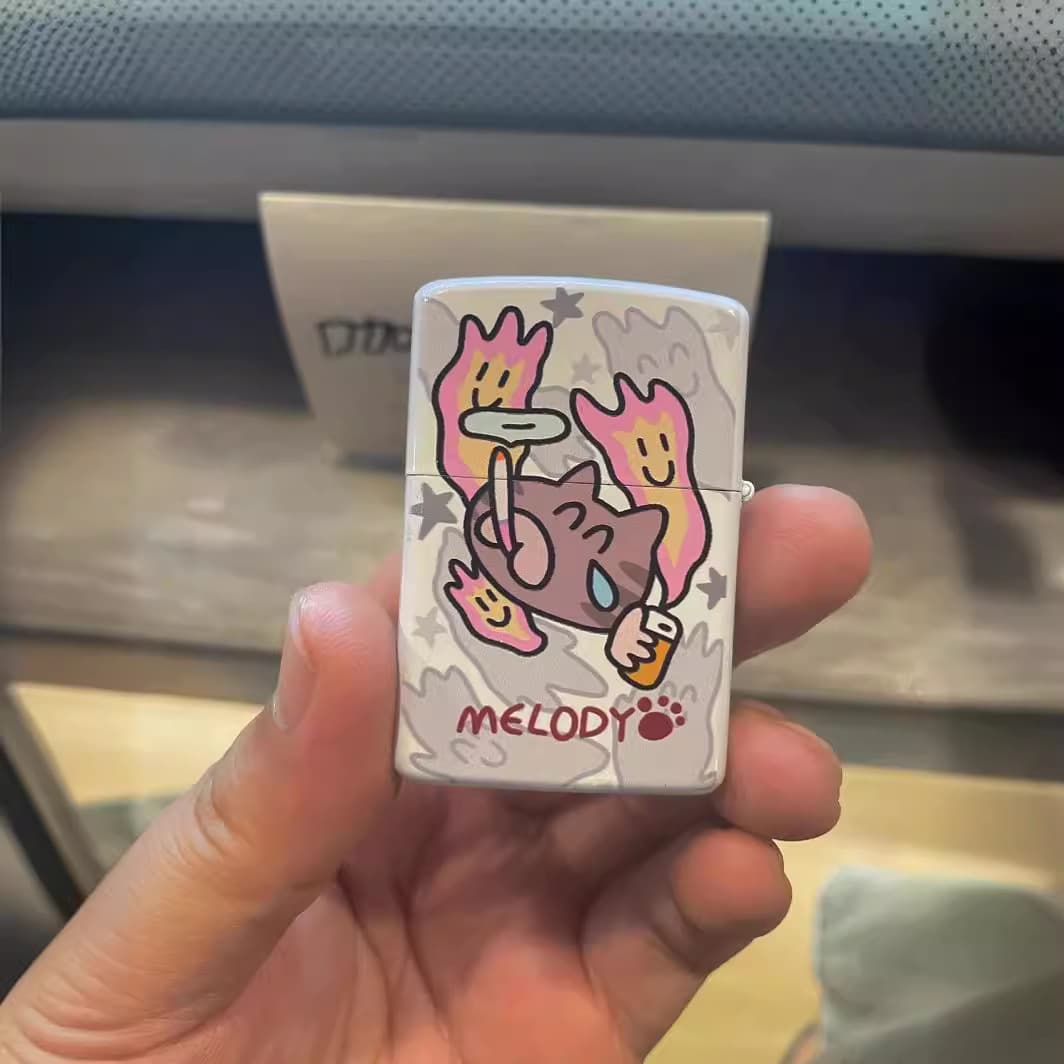 Genuine design cartoon windproof lighter kerosene 2