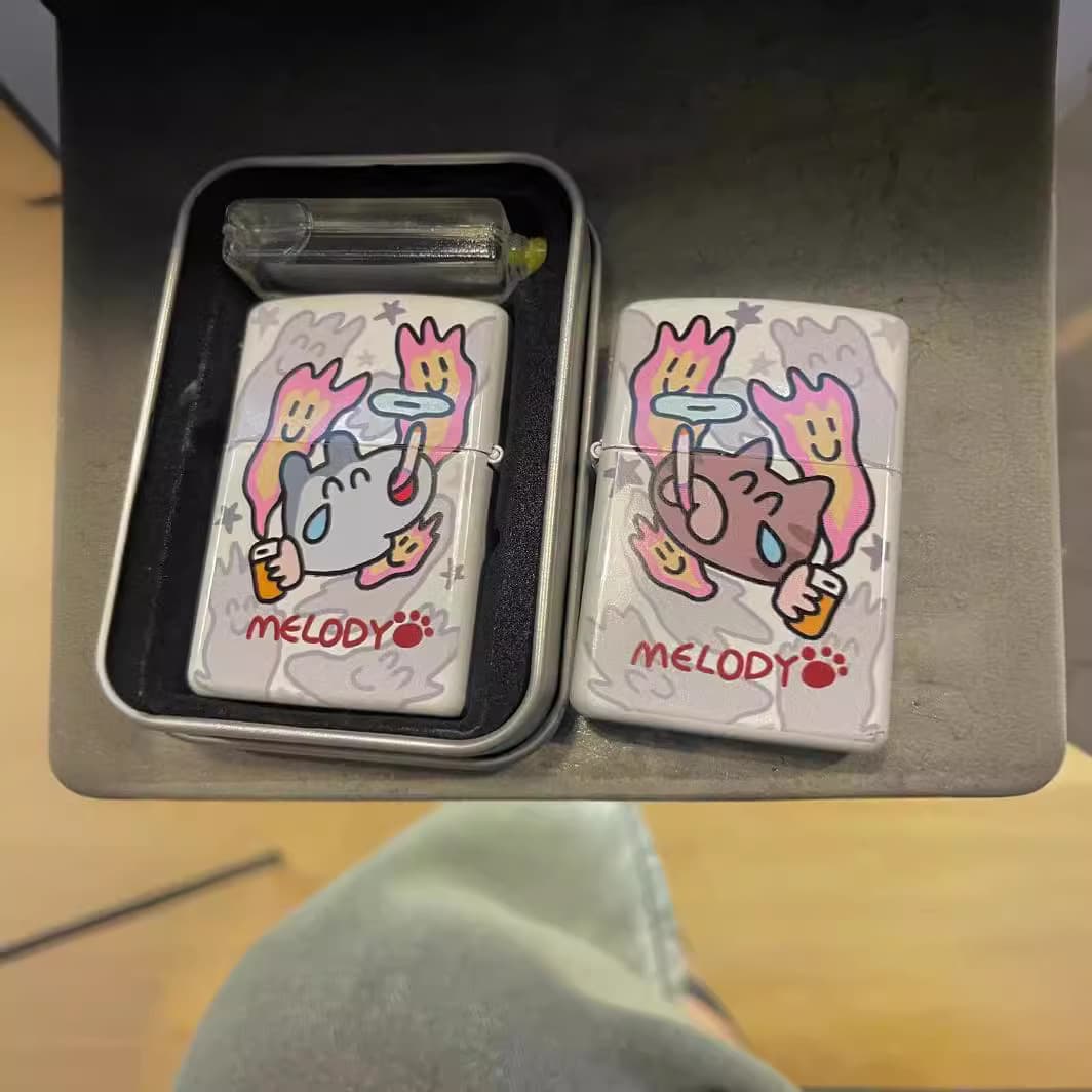 Genuine design cartoon windproof lighter kerosene 1