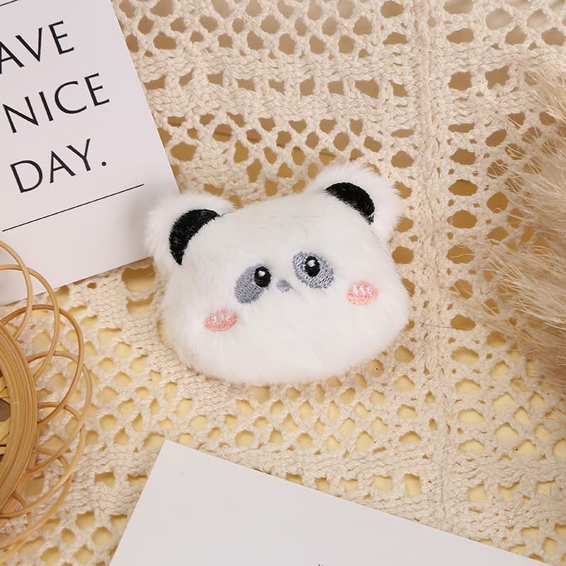 Cartoon plush brooch, accessory, Japanese doll, rabbit, pendant, frog, with little bears 2