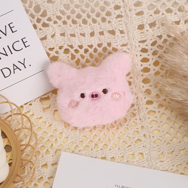Cartoon plush brooch, accessory, Japanese doll, rabbit, pendant, frog, with little bears 3