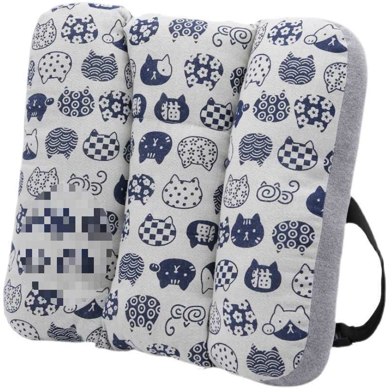 Office seat waist back, waist cushion waist pillow office chair, waist back cushion summer waist cushion lean pillow chair student back 5