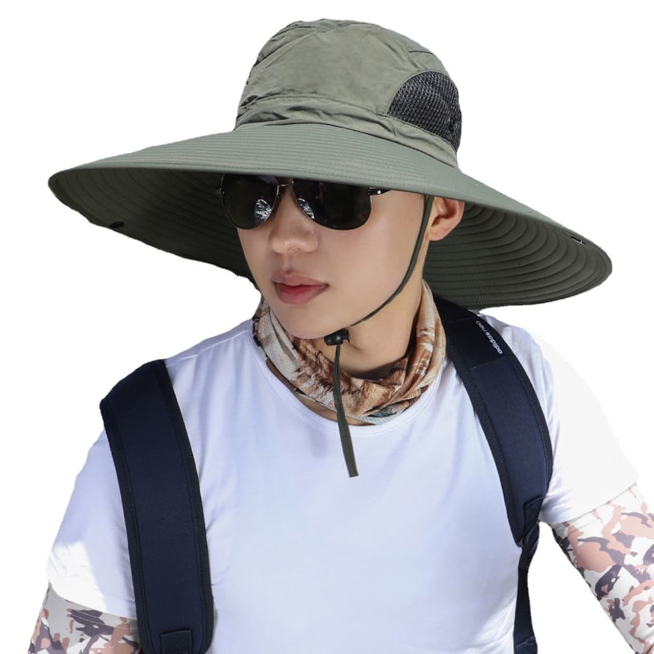 Summer travel climbing sun hat solar-powered, sun protection 5